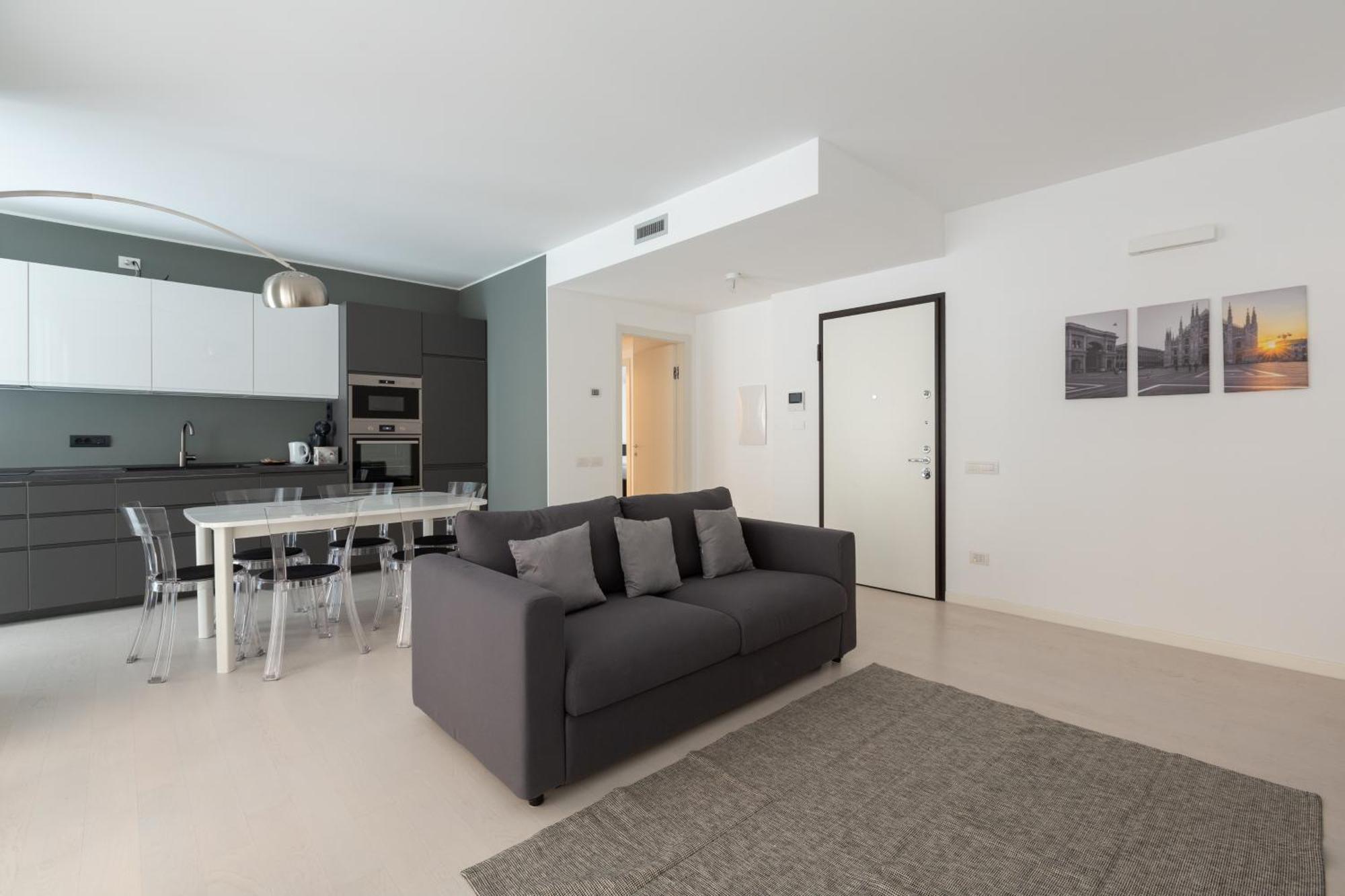 Porta Nuova Bright And Roomy Flat Mediolan Zewnętrze zdjęcie